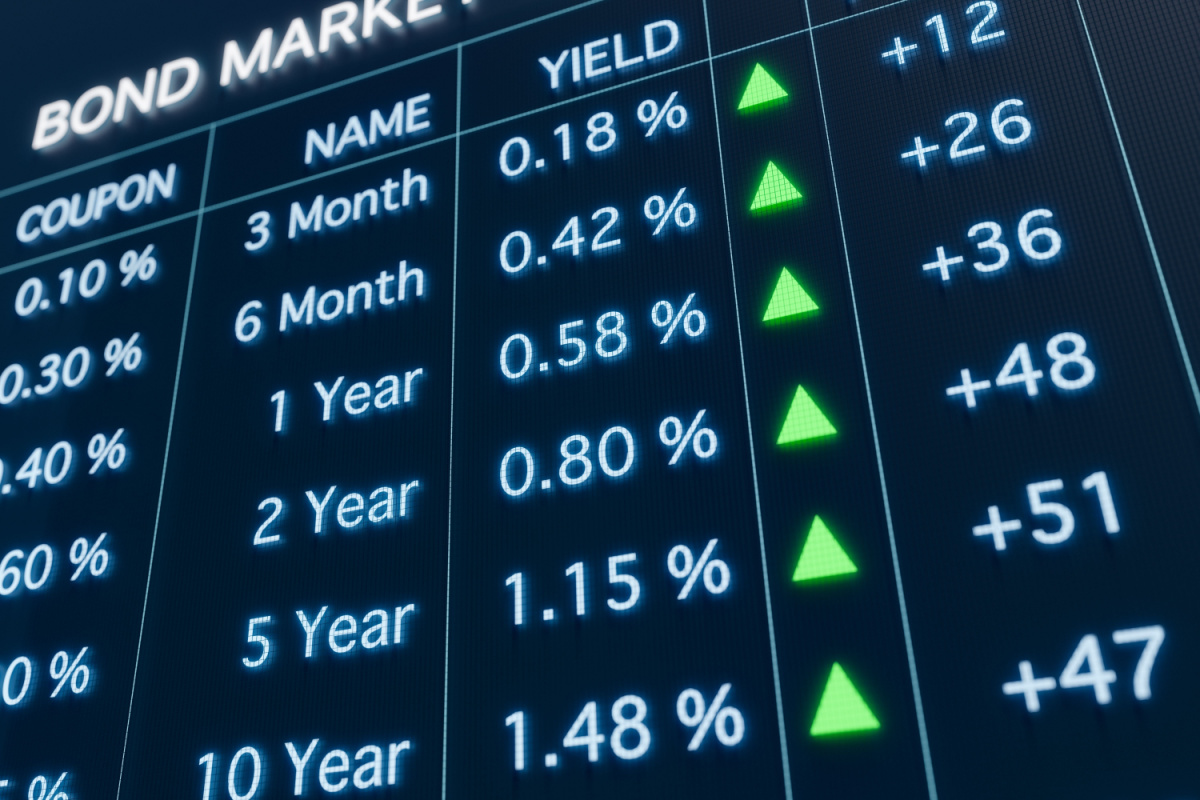 Electronic bond market screen 