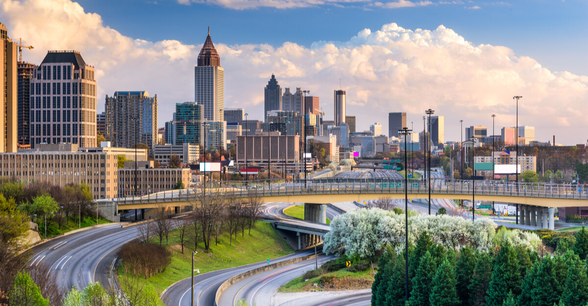 Skyline photo of downtown Georgia.