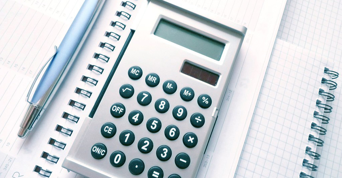 Calculator on top of graph paper.